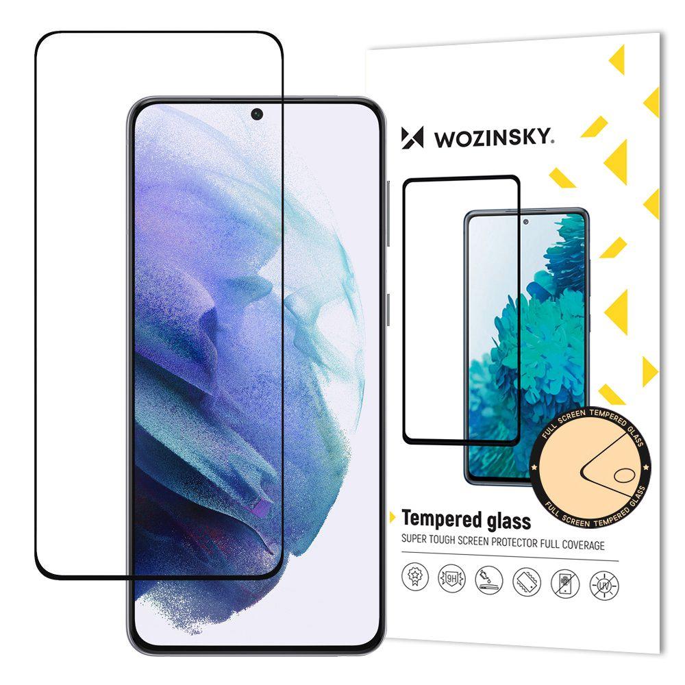 Wozinsky Super Durable Full Glue Tempered Glass Full Screen with Frame Case Friendly Samsung Galaxy S22 Black
