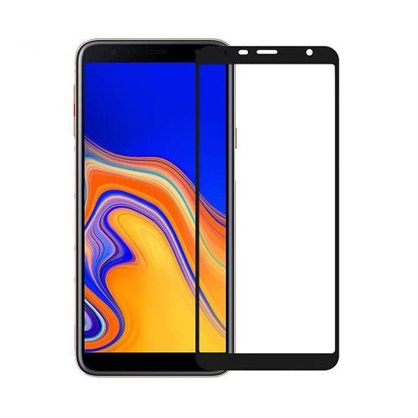 Ochranné sklo Samsung J4 Plus 2018 / J6 Plus 2018 černé celoplošné lepidlo