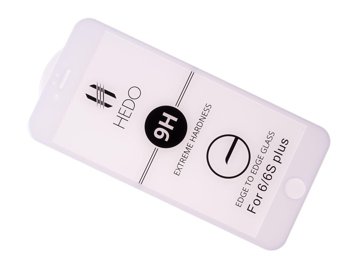 Glass PREMIUM SCREEN PROTECTOR HEDO 5D iPhone 6 PLUS - WHITE (ORIGINAL)