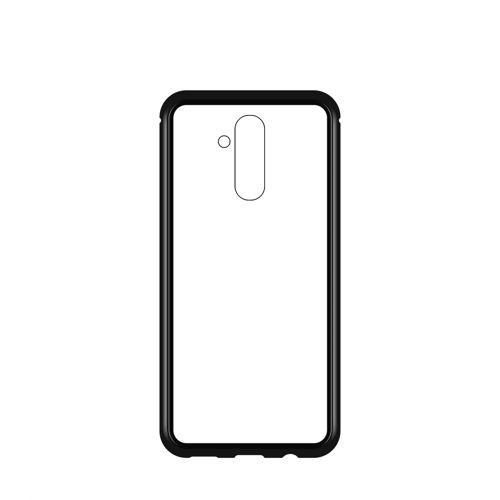 Back case with magnetic frame 360 Huawei Mate 20 lite transparent