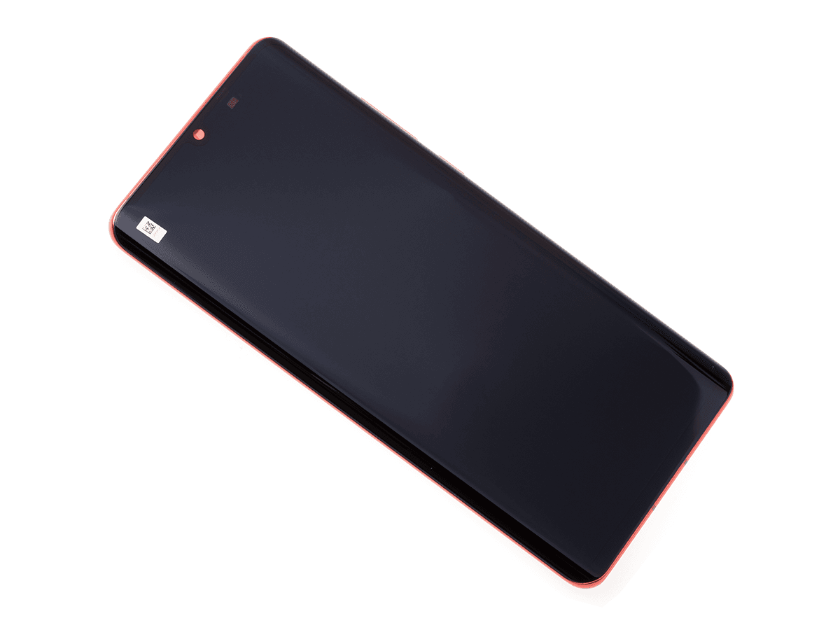 Oryginalny Wyświetlacz LCD + Ekran dotykowy Huawei P30 Pro - Pomarańczowy - Amber Sunrise