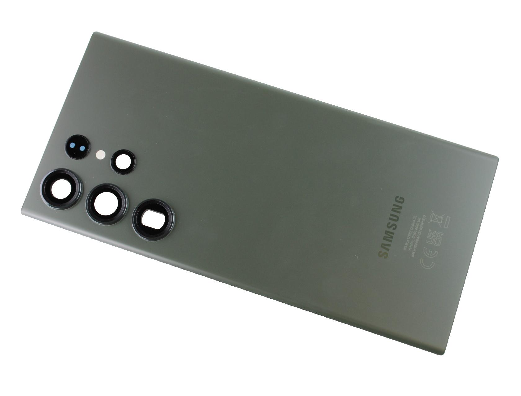 Originál kryt baterie Samsung Galaxy S23 Ultra SM-G911 zelený - demontovaný díl Grade A