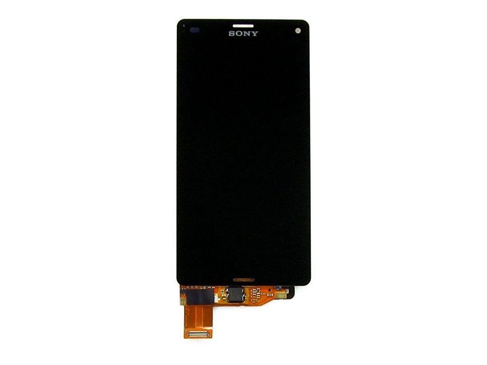 Oryginalny Wyświetlacz LCD + ekran dotykowy Sony Xperia Z3 compact czarny (wymieniona szyba)