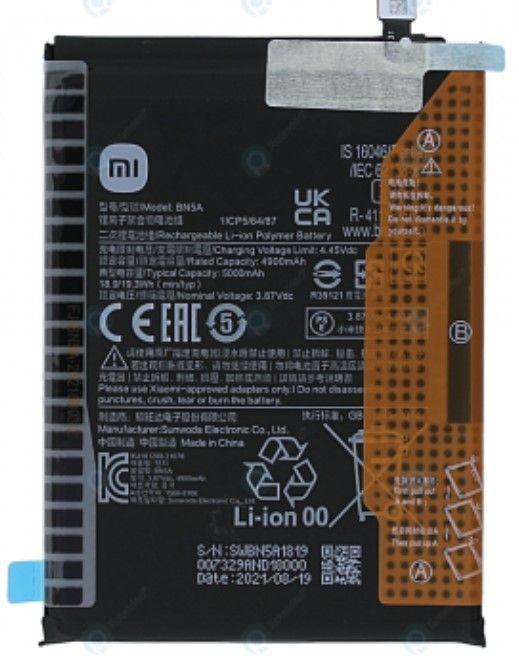 Original Battery BN5A Xiaomi Poco M3 Pro / Redmi 10 / Redmi Note 10 5G