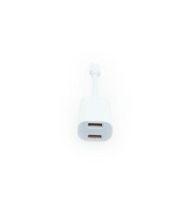 Adapter Iphone white 2x LIGHTNING (adapter - distributor)
