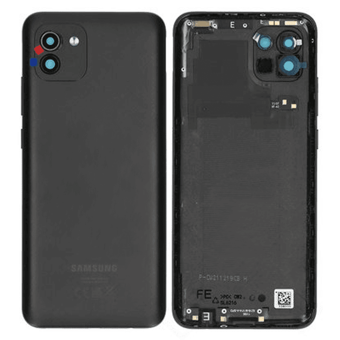 Oryginalna Klapka baterii Samsung SM-A035G Galaxy A03 Back Cover czarna
