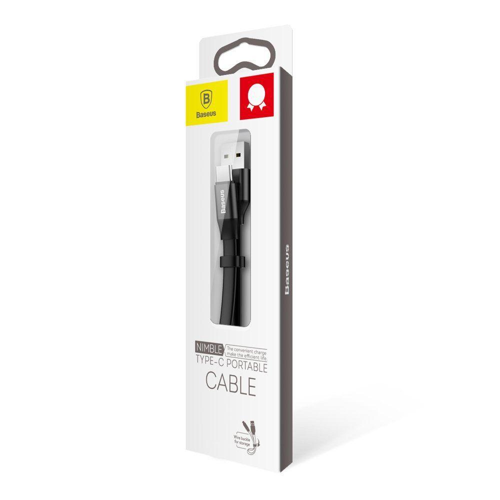 Cable USB Baseus Nimble Type-C 23cm black