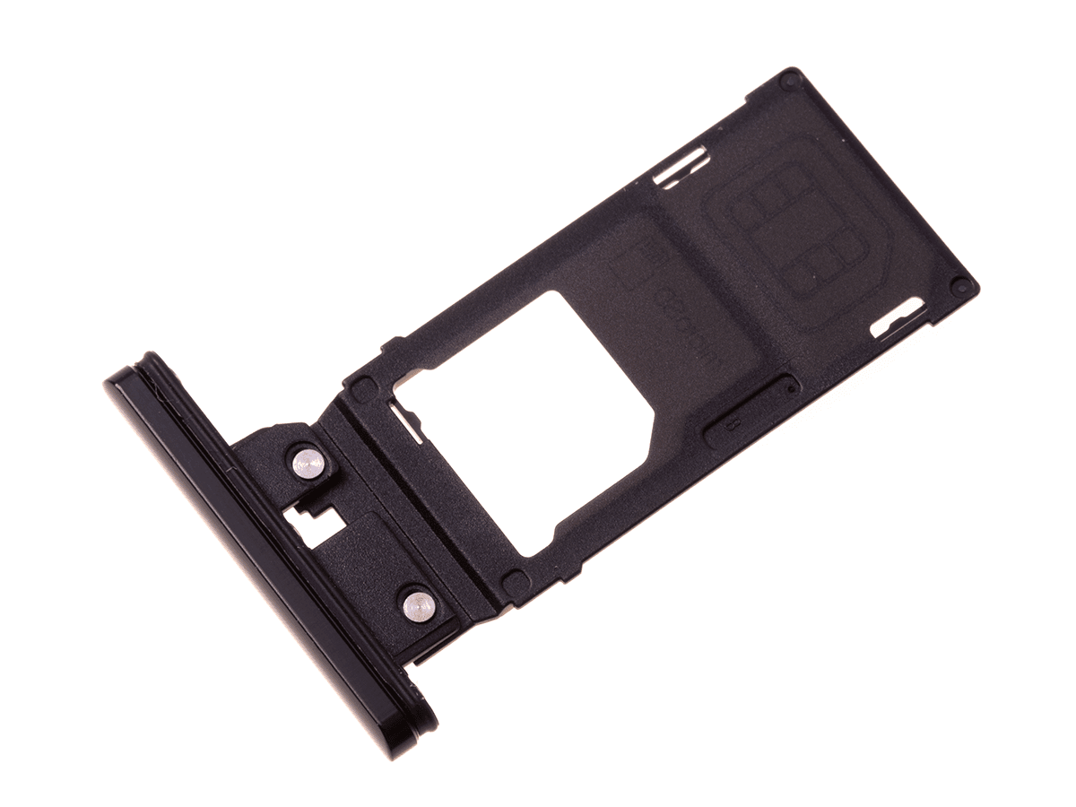 Oryginal Card tray Sony H8416 Xperia XZ3 - black