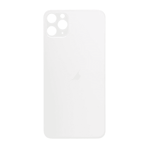 Battery cover iPhone 11 Pro with bigger hole for camera - white