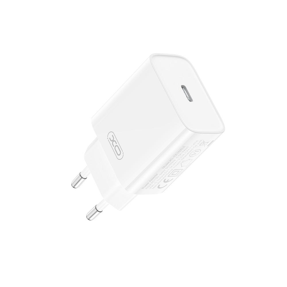 XO wall charger CE15 PD 20W 1x USB-C white + USB-C - USB-C cable