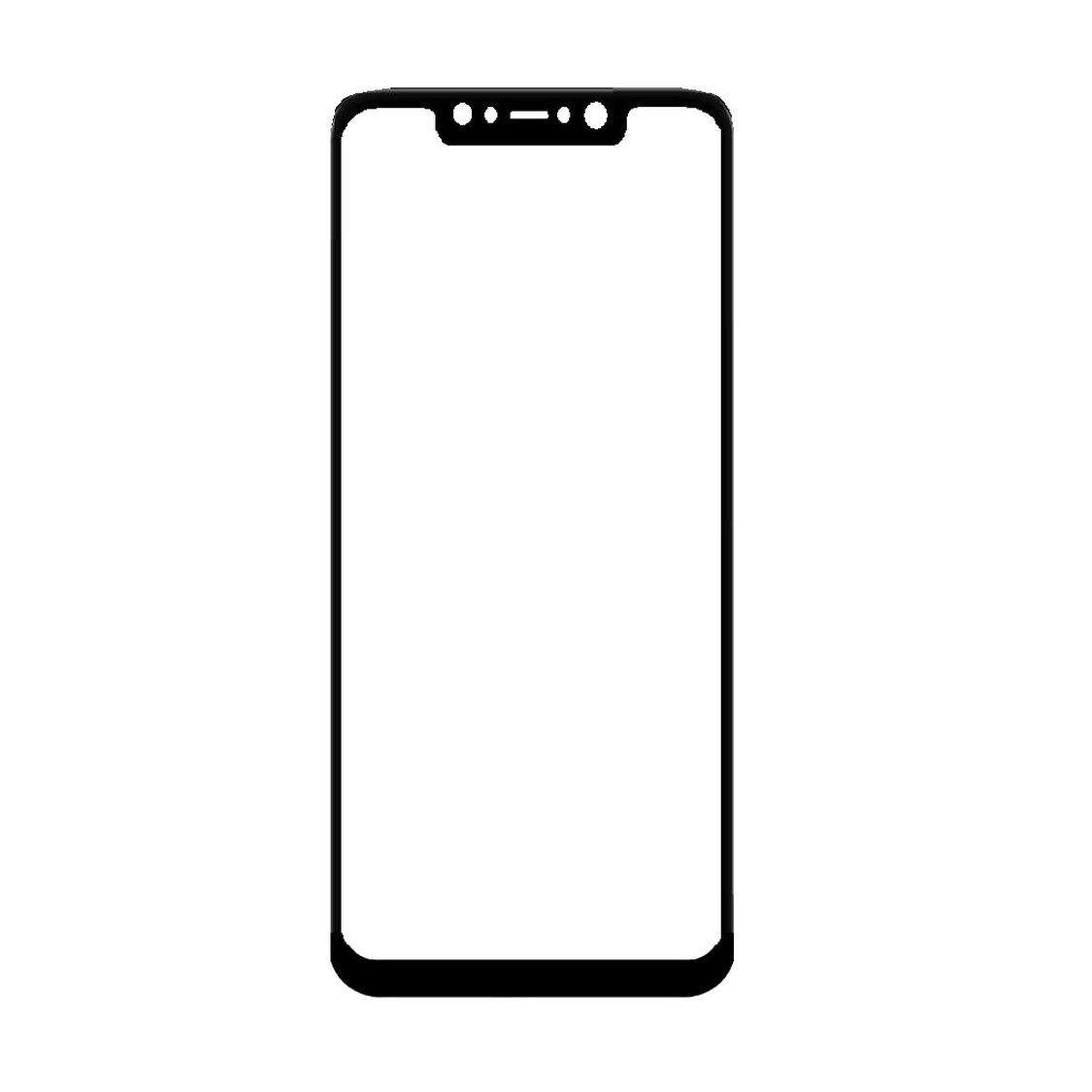 LCD Sklíčko Xiaomi Pocophone F1 černé - sklíčko displeje