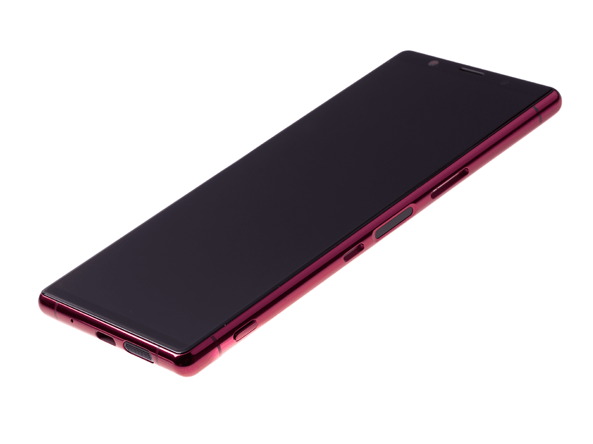 Originál přední panel LCD + Dotyková vrstva Sony Xperia 5 - Xperia 5 Dual SIM červená