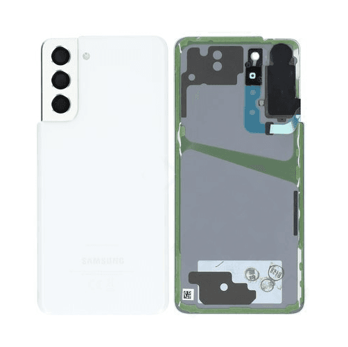 Oryginalna Klapka baterii Samsung SM-G991 Galaxy S21 - biała (Demontaż) Grade A