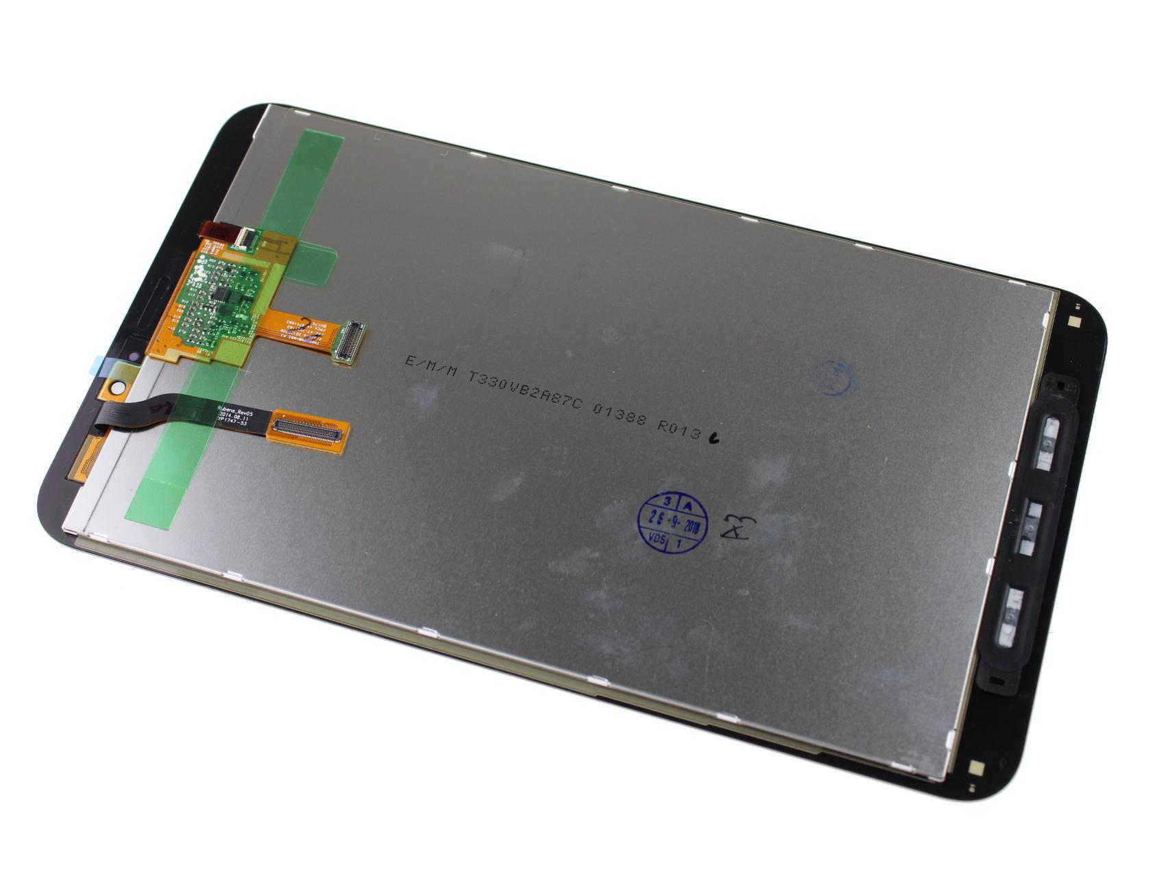 Oryginalny Wyświetlacz LCD + Ekran dotykowy Samsung SM-T360 Galaxy Tab Active 8.0 Wifi szary