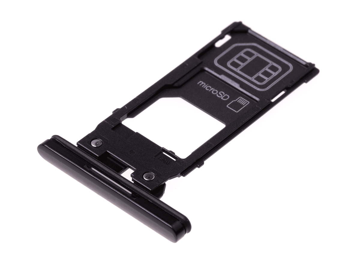 Oryginal Card tray Sony H8416 Xperia XZ3 - black