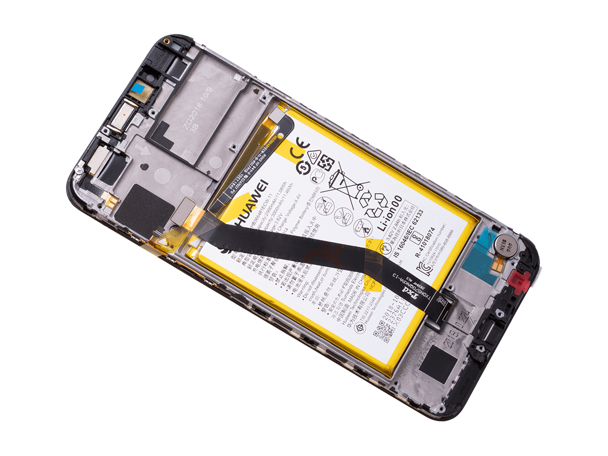 Originál LCD + Dotyková vrstva s baterii Huawei Honor 7A černá AUM-TL20