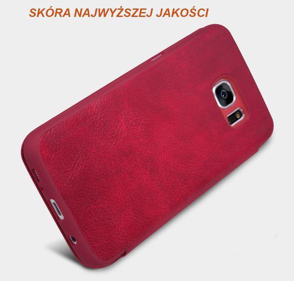 Obal Samsung Galaxy S6 Edge G925 Plus červený Nillkin Qin
