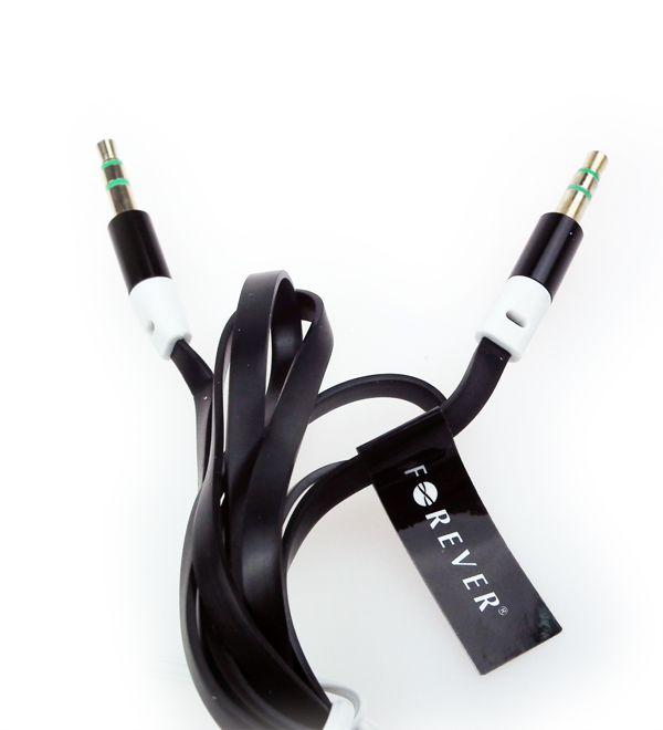 Audio kabel jack-jack 3,5mm 1m černý