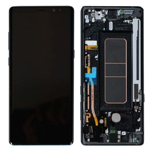 Originál LCD + Dotyková vrstva Samsung Note 8 černá repasovaný díl vyměněné sklíčko