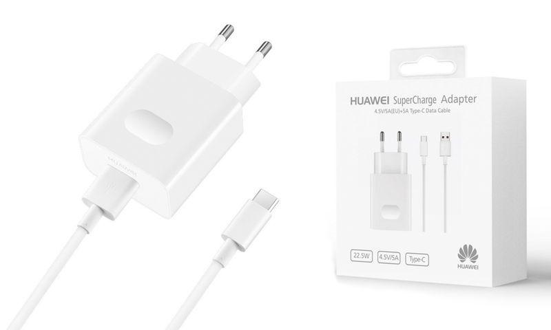 Nabíjecí adaptér rychlé nabíjení Huawei + kabel typu C