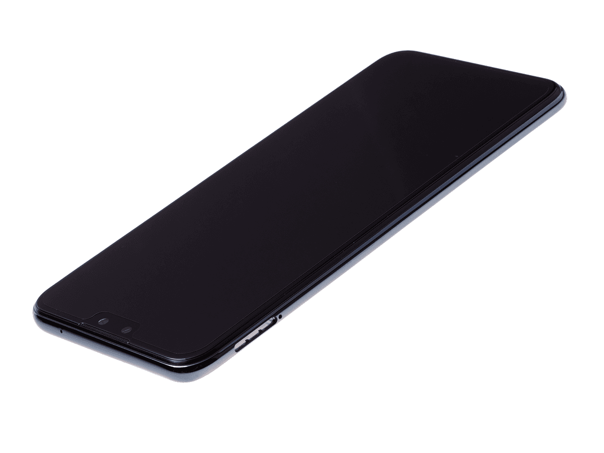 Front cover with touch screen and display with battery Huawei Y9 2019 - black (original)