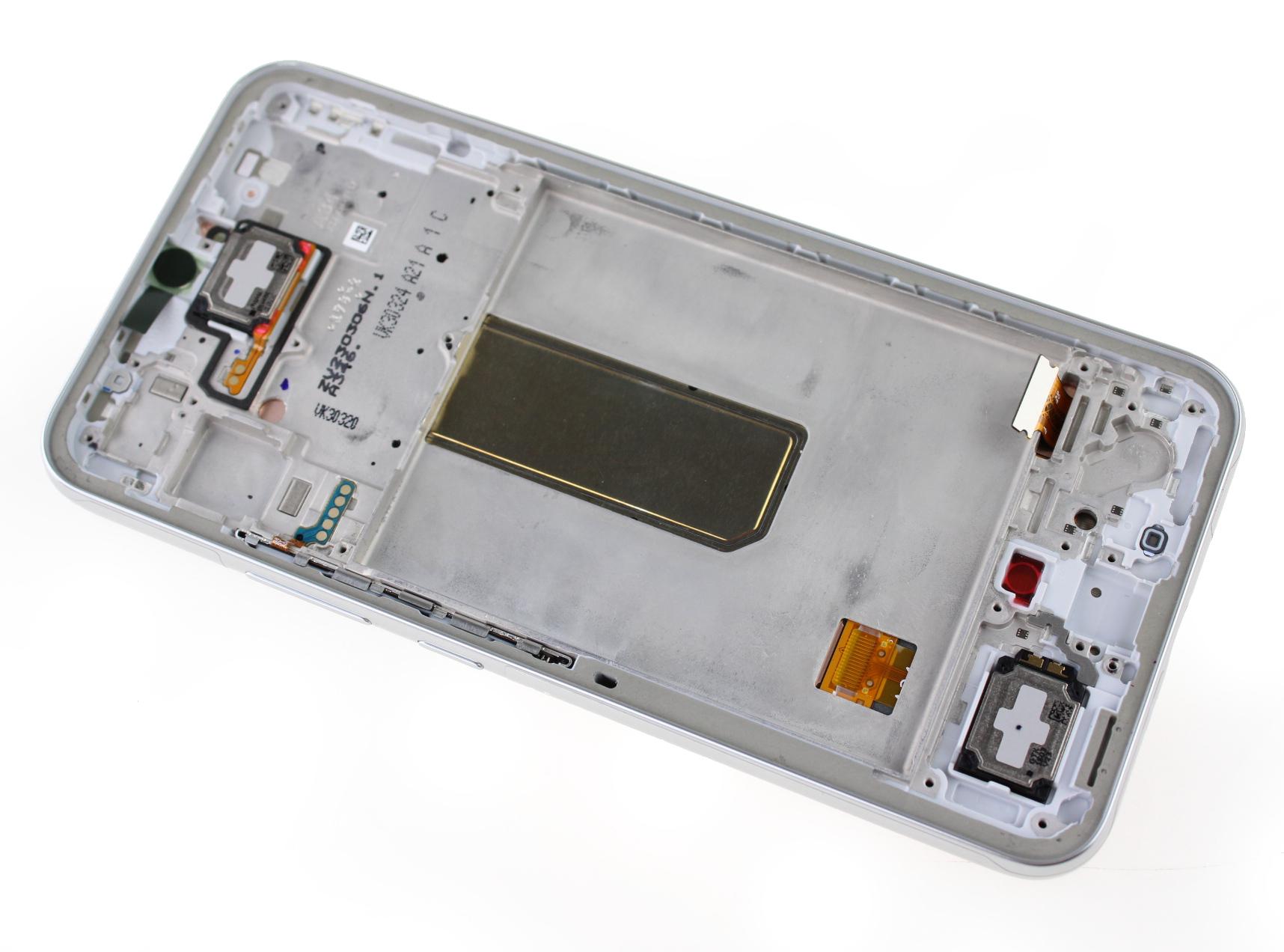 Oryginalny Wyświetlacz LCD + Ekran dotykowy Samsung SM-A346 Galaxy A34 5G - Srebrny