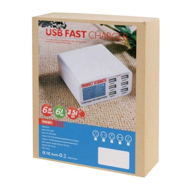 Charger USB Charger 6xUSB 6A