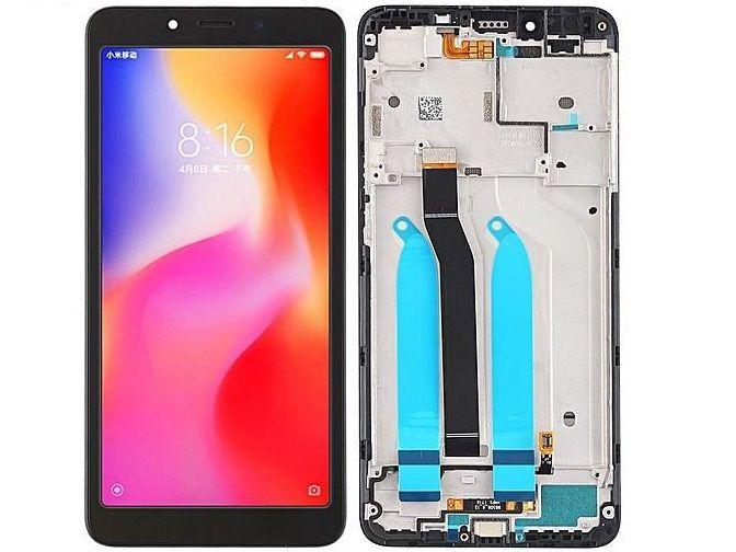 LCD + touch screen Xiaomi Redmi 6 / 6a with frame black