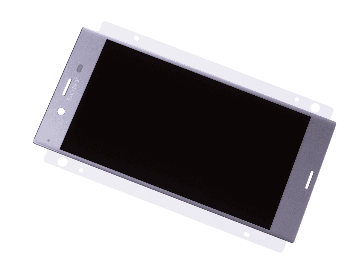 Front cover and LCD display Sony Xperia F8331 XZ/ F8332 XZ Dual SIM - silver (original)
