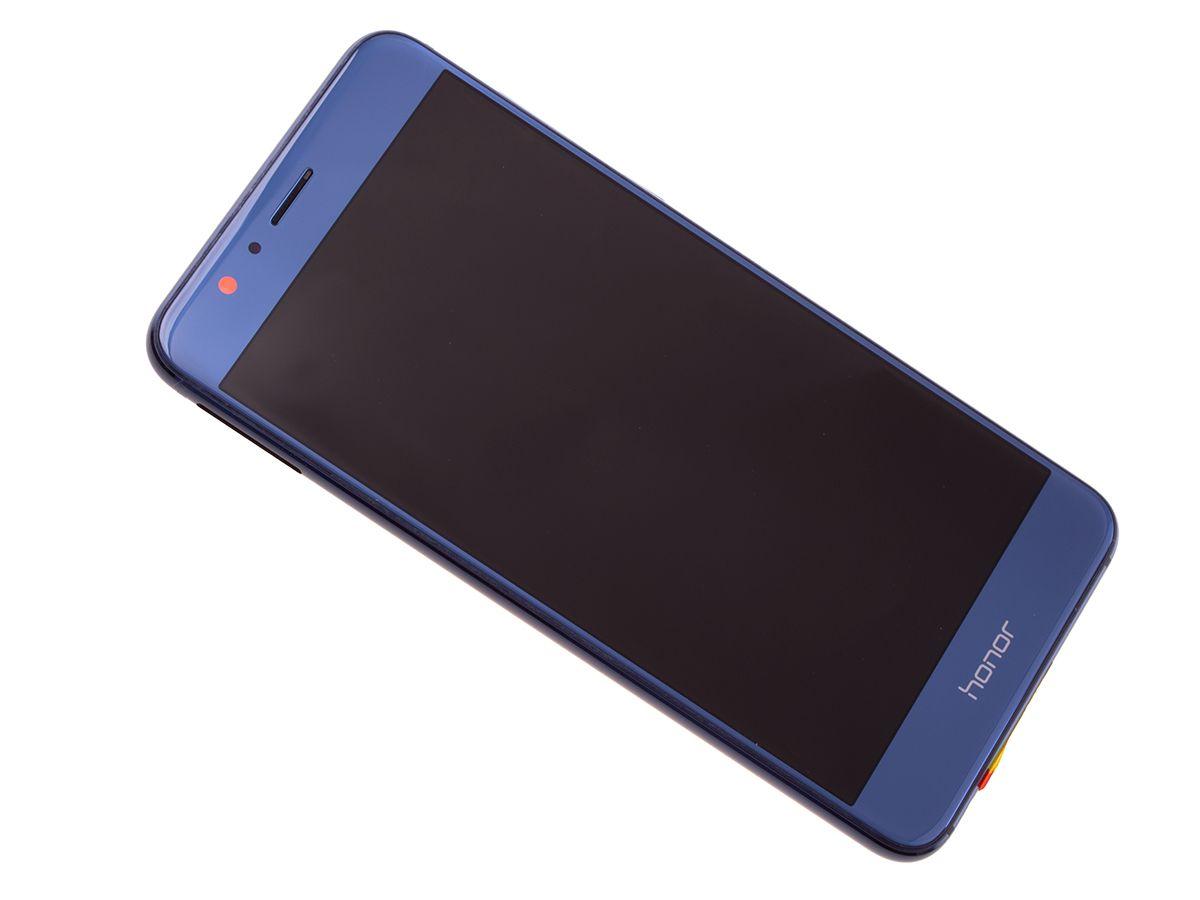 Originál přední panel LCD + Dotyková vrstva s baterii Huawei Honor 8 modrá