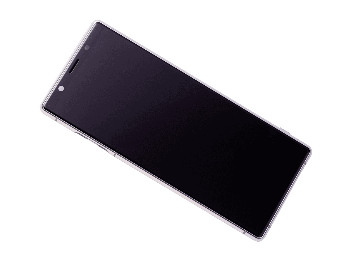 Oryginalna Obudowa przednia z ekranem dotykowym i wyświetlaczem Sony J8210 Xperia 5/ J9210 Xperia 5 Dual SIM - szara