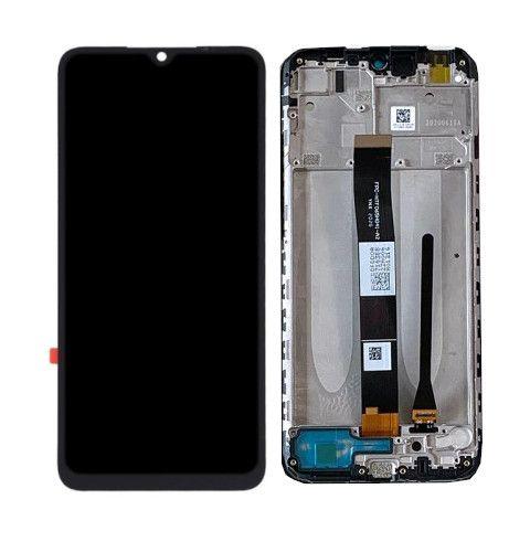 Original Front cover with touch screen and LCD display Xiaomi Redmi 9A/ 9C / 9AT / 10A - black/ grey