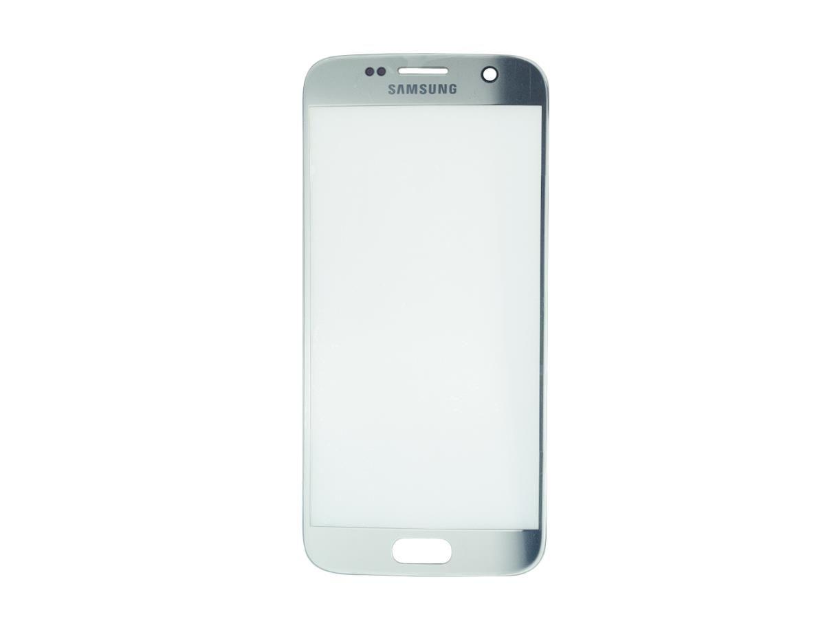 LCD Sklíčko + lepidlo OCA Samsung Galaxy S7 SM-G930F stříbrné - sklíčko displeje