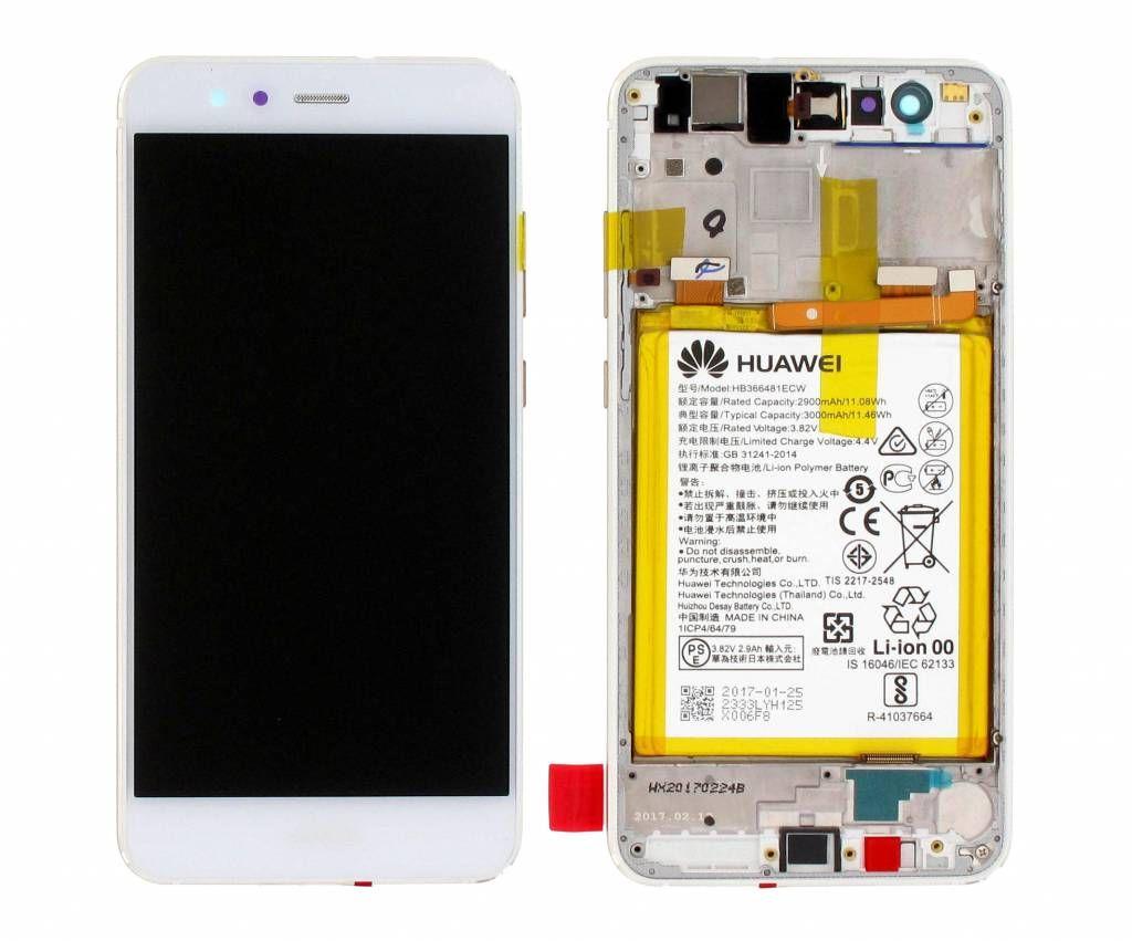 Front cover with touch screen and display Huawei P10 Lite/ P10 Lite Dual SIM - white (original)