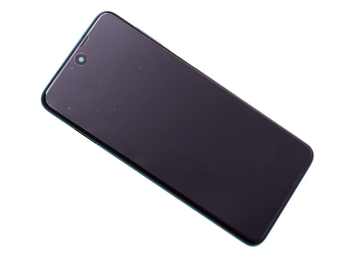 Original Front cover with touch screen and LCD display Xiaomi Redmi Note 9 Pro - green