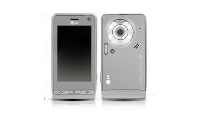 Cover + touch screen LG KU990 silver