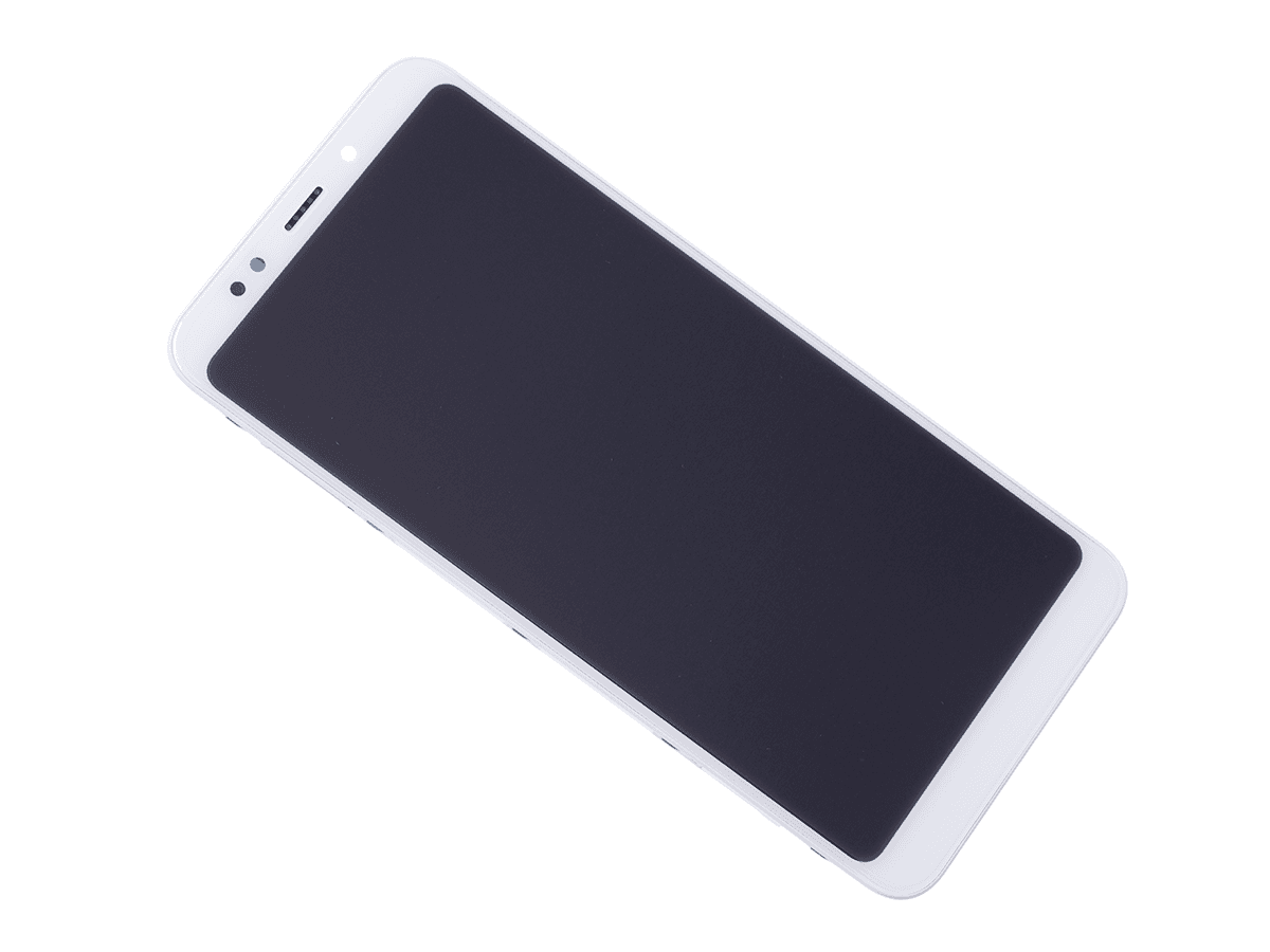 original Front cover with touch screen and LCD display Xiaomi Redmi 5 Plus - white