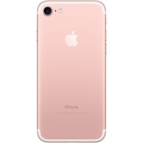 Battery cover iPhone 7 with charger connector gold rose