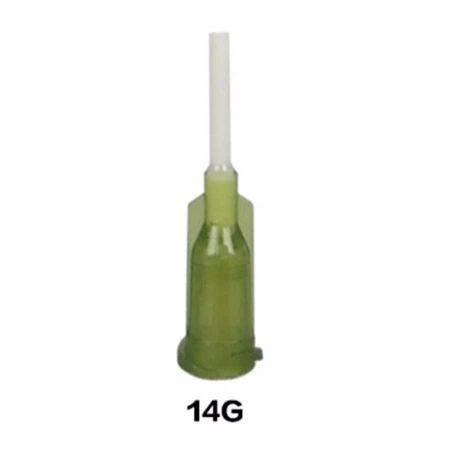 PP 14G  dosing needle for glue - paste - flux - with a flexible tip