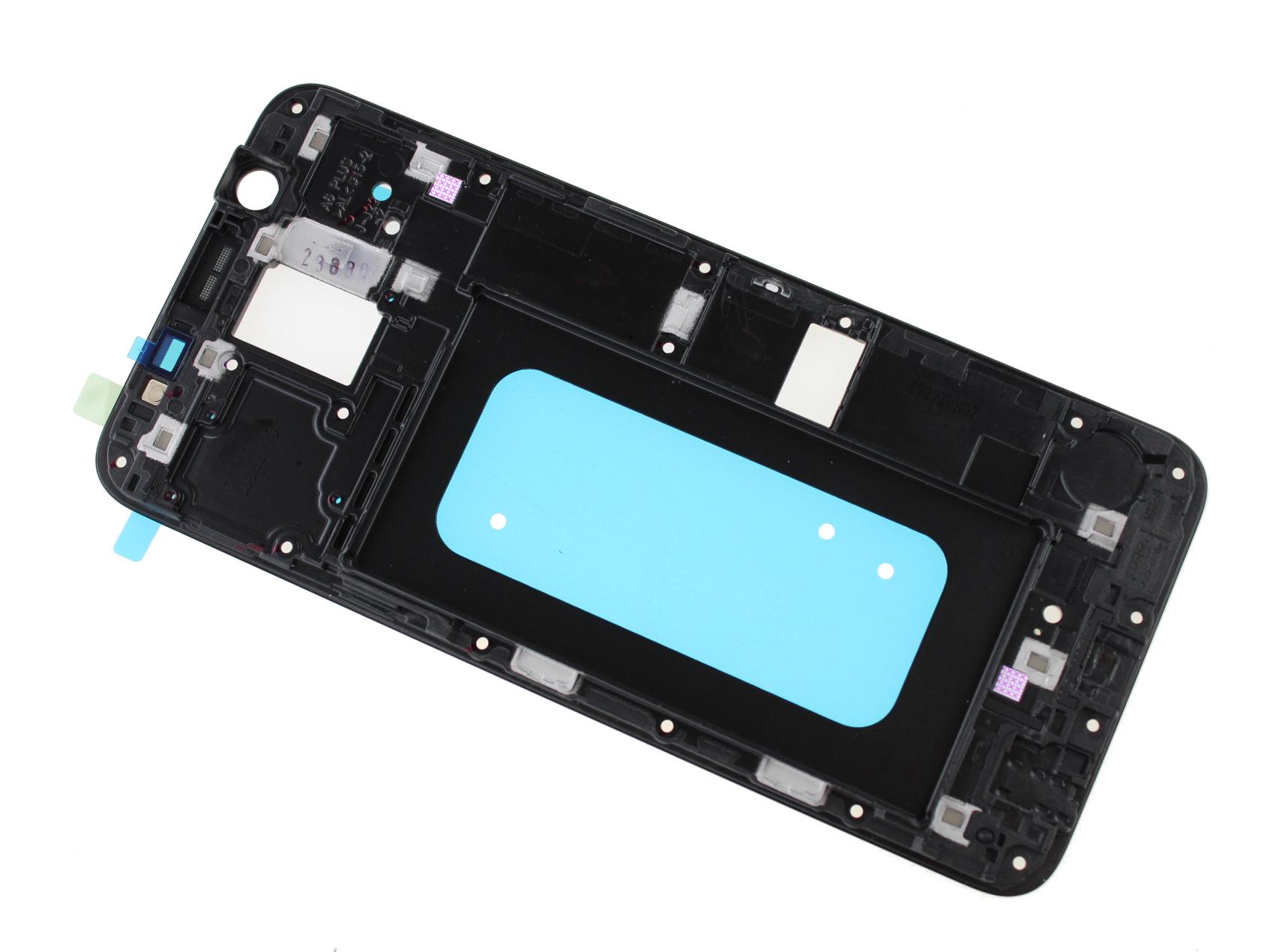 Oryginalny Korpus / ramka wyświetlacza LCD Samsung SM-A605 Galaxy A6 plus czarny