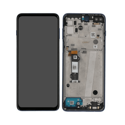 Oryginalny Wyświetlacz LCD + Ekran dotykowy Motorola Moto G 5G Plus XT2075 - niebieski