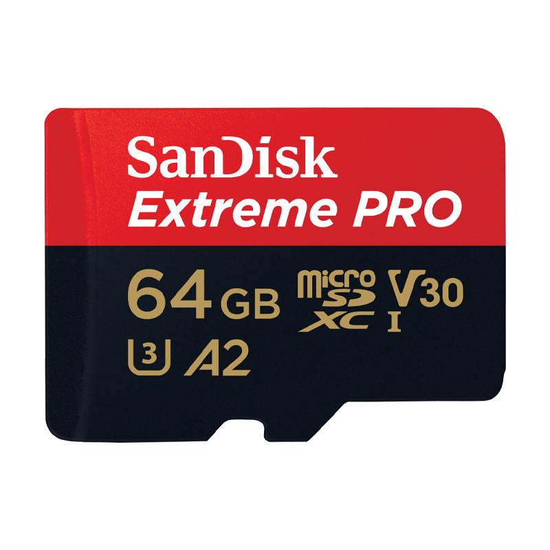 SANDISK EXTREME PRO Memory card microSDXC 64GB 200/90 MB/s UHS-I U3