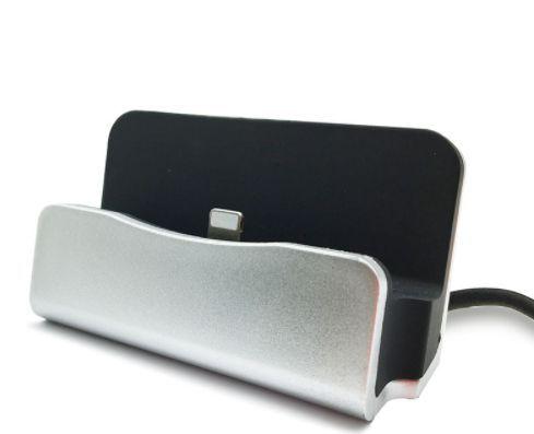 Docking station  iPhone 5/6/7 silver
