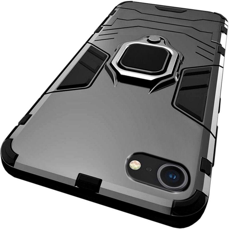 Obal iPhone 7,8,SE 2020 černý s kroužkem držákem Amored