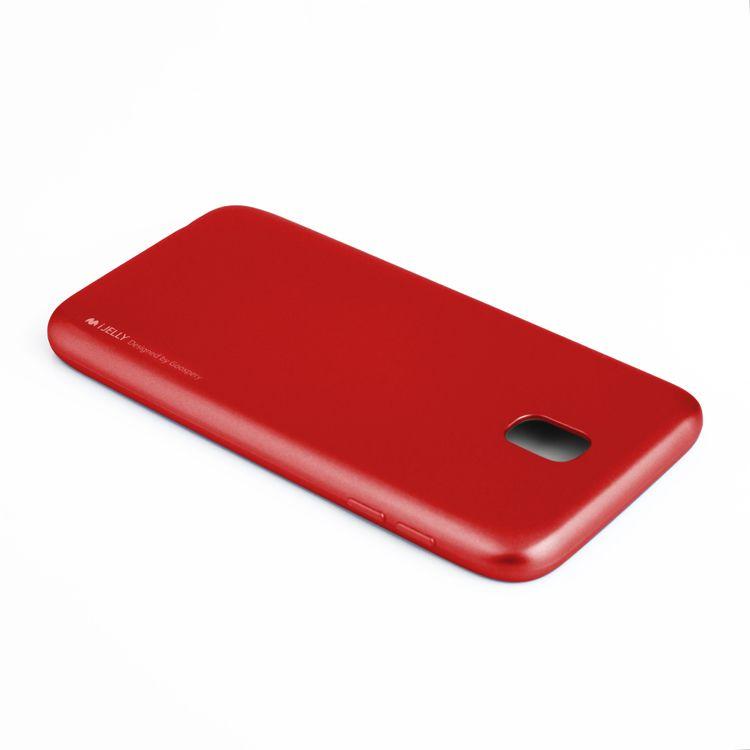 Silikonový obal Samsung Galaxy J7 2017 J730 červený Mercury Jelly