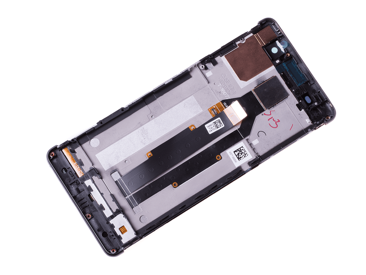 Front cover with touch screen and LCD display Sony F3111, F3113, F3115 Xperia XA/ F3112, F3116 Xperia XA Dual - black (original)