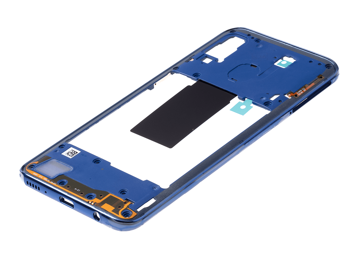 Originál Korpus středový díl Samsung Galaxy A40 SM-A405 modrý