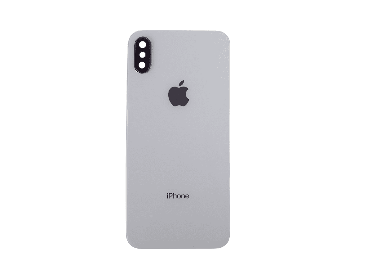 Battery cover iPhone XS Max + camera glass white