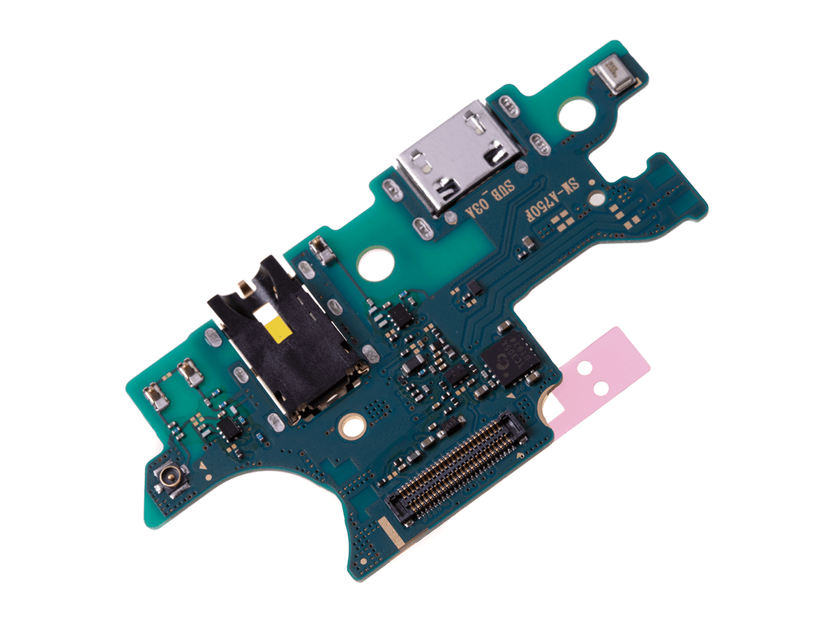 Original flex + charger connector Board with USB connector and audio Samsung SM-A750 Galaxy A7 (2018)