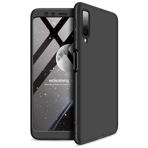Case 360 for the entire housing front + back Samsung Galaxy A7 2018 A750 black